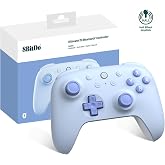 8Bitdo Ultimate 2C Bluetooth Controller for Switch/Switch 2 (Blue) | Hall Effect Joystick Update, Remappable L4/R4 Bumpers, 6-axis Motion Control, Rumble Vibration and Turbo Function
