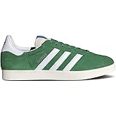 adidas Men's Gazelle Indoor Sneaker, Preloved Green/Cloud White/Core White, Size 12