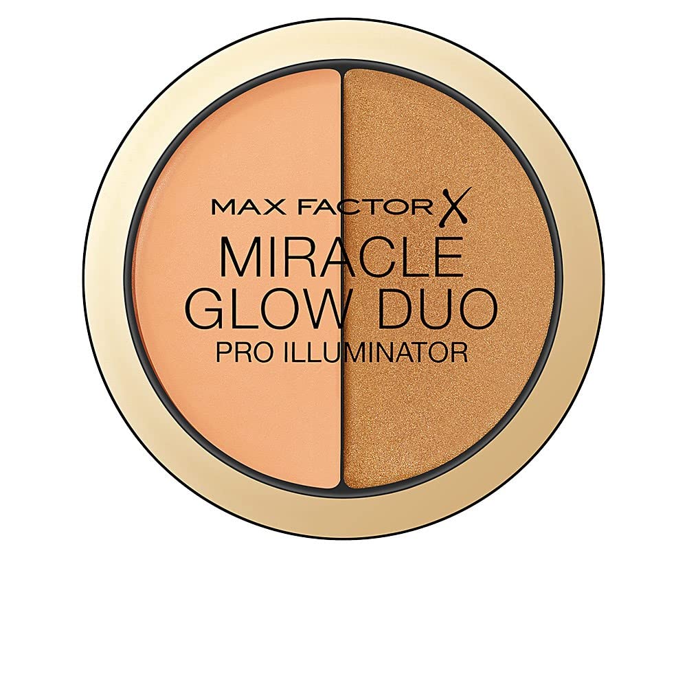 Max Factor Miracle Glow Duo Pro Illuminator, Creamy Highlighter, 3-Deep