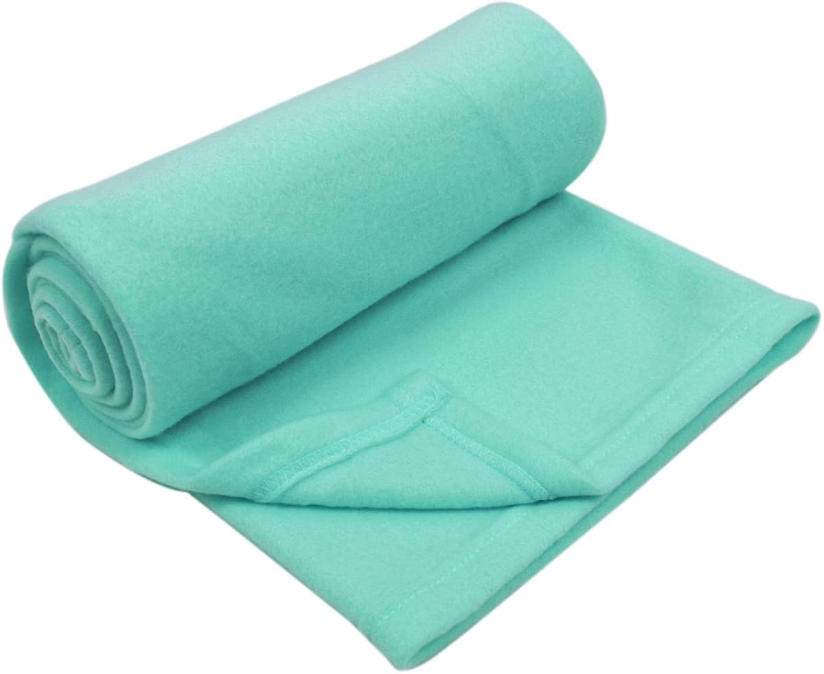 TrendsBlue 30 x 40 Inch Solid Color Soft Fleece Baby