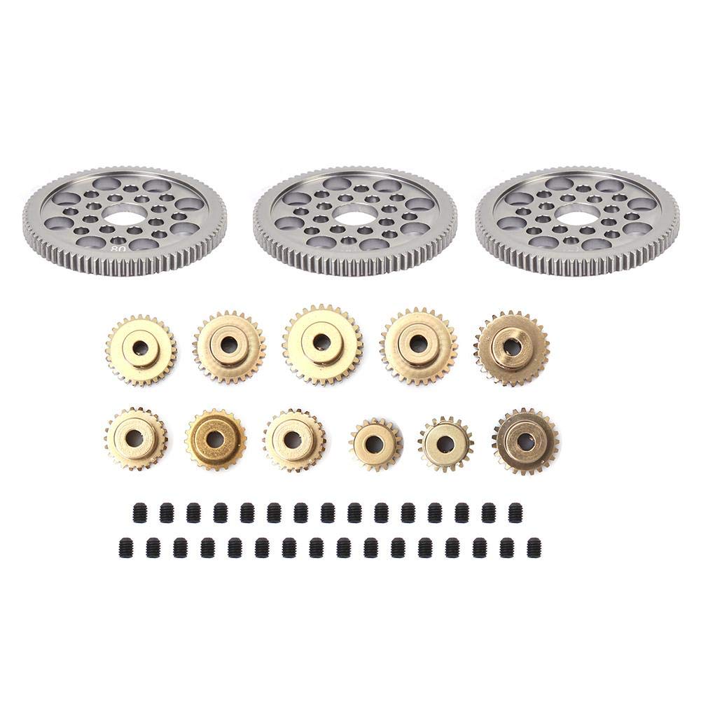 Car Metal Motor Gear, RC Car Metal Motor Gear for Sakura D3 CS S XI XIS Car Parts Accessory