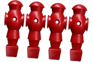 SheerFaring 4X Foosball Table Men, Foosball Guys Tabletop Lightweight for 5/8" Foosball Rods Soccer Table Player for Table