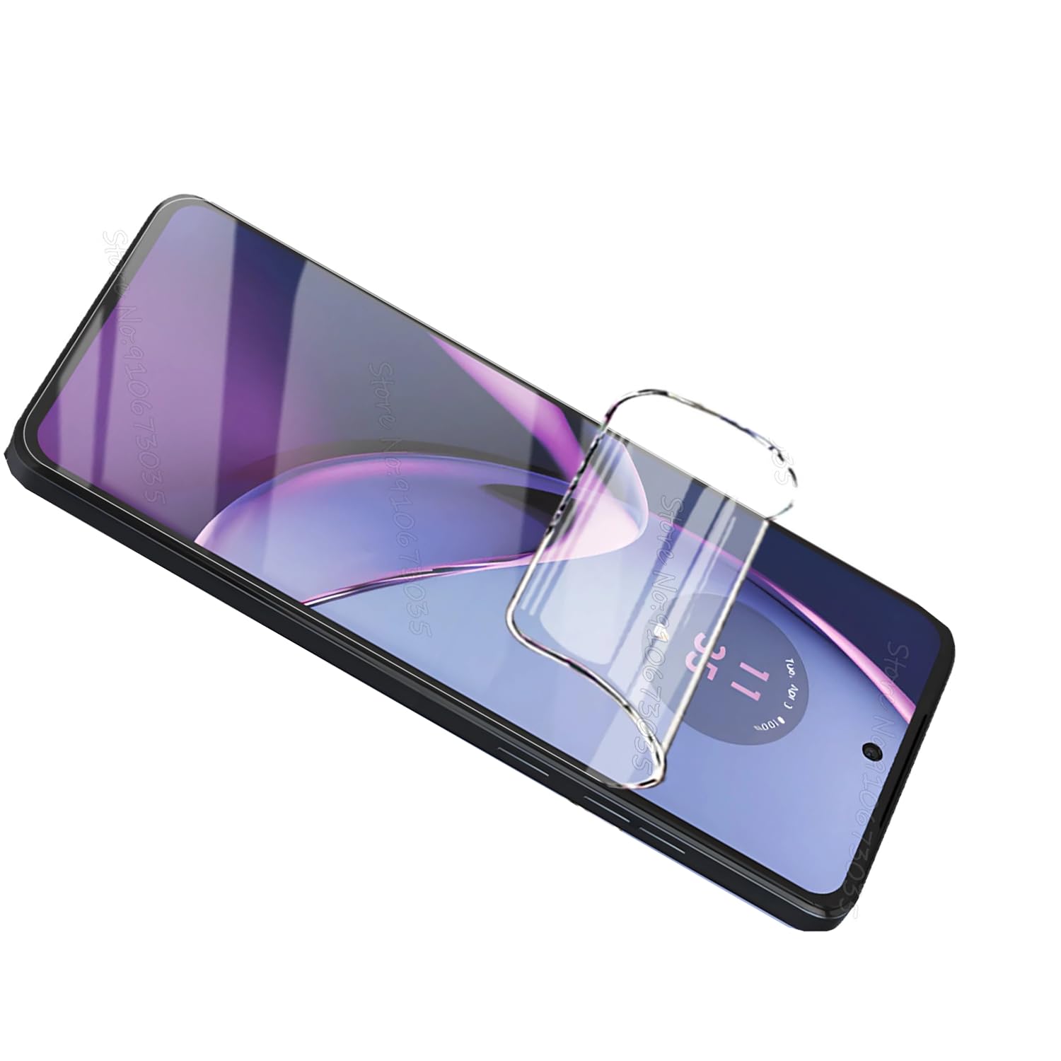 Snailcanfly 2Pcs High Sensitive Hydrogel Film Compatible with Motorola Moto G85 5G 6.7" Soft Flexible Film Transparent TPU Screen Protectors Fingerprint Unlock Explosion-proof NOT Tempered Glass