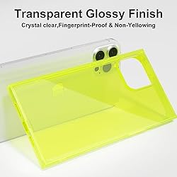 LoeoeL for iPhone 15 Pro Max Clear Case Rectangle