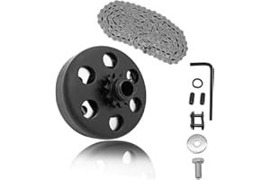 KRGUOD Centrifugal Clutch 3/4" Bore 12 Tooth with #35 Chain for Predator 212, Honda GC GX Engines and Most 2-6.5HP Small Engines performance Parts, Perfect for MiniBike, Go Kart, Lawnmower.