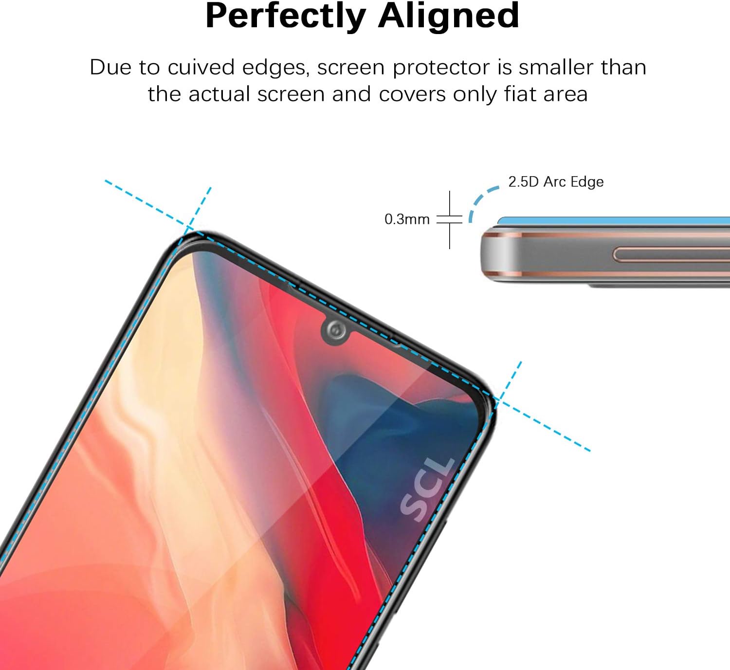 SCL Moto One Zoom Tempered Glass - Image 5