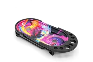 Vewitcher Metal Rolling Tray, Foldable Cone Loader Tray Pre Roll Machine for King Size &1 1/4 Size Pre Rolled Cones Filler Funnel Double Rolling Tray with Full Accessoris