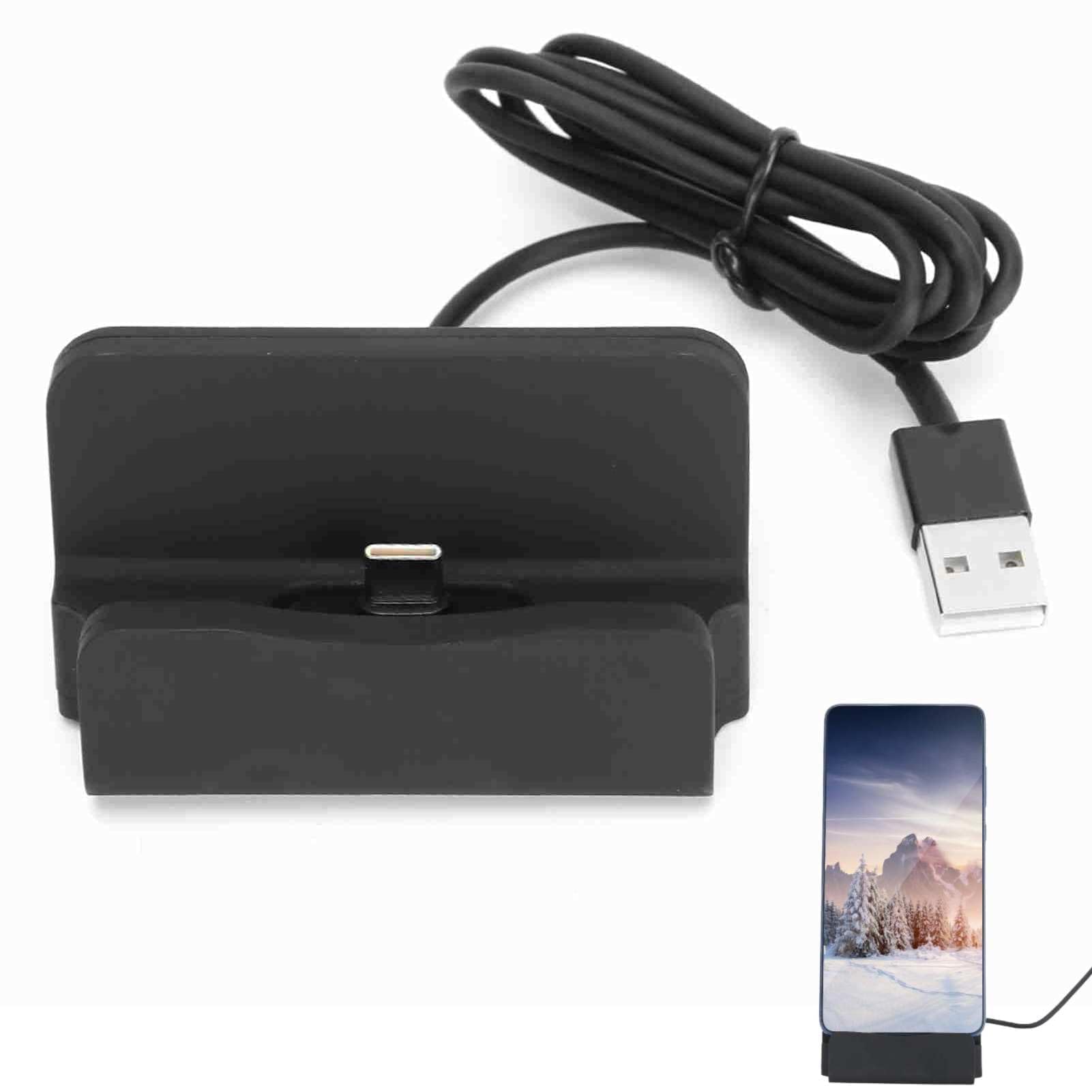 Beufee Type C Charging Dock, USB C Charger Stand, USB C Charging Dock Stand Phone Dock Charging Dock Phone Stand for Desk with Charger for P9/P20pro (Black)