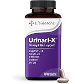 Urinari-X - Urinary Tract Support &amp; Fast-Acting UTI Relief - 90 Capsules | Vitamin Supplement for Healthy Bladder Function &amp; Immunity - D-Mannose, Cranberry, Caprylic Acid, Uva Ursi &amp; Grapefruit Seed