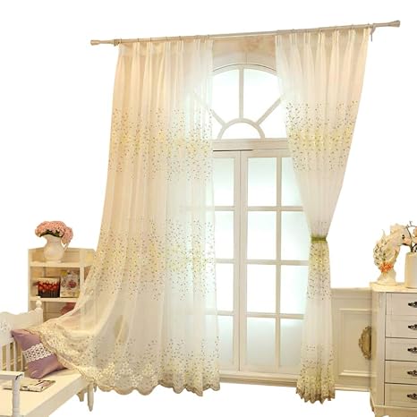 Yhviking Gardine Aus Voile Atmungsaktive Vorhange