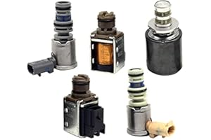 WOWAUTO 4L60E 4L65E Transmission Shift Solenoid Kit Electronic Pressure Control Shift TCC PWM 3-2 Downshift Solenoids Compatible with GM 1996-2002