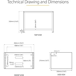 StarTech.com 6U Wall Mount Network Rack - 14 Inch