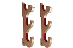 SEEMINESALE 3-Tier Katana Stand,Sword Wall Mount,Samurai Sword holder ,9.4 inch Wood Samurai Sword Stand,Fit for Cosplay Blade Rack,Lightsaber and wand display.