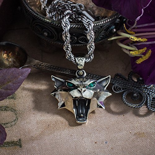 Handmade Cat school medallion