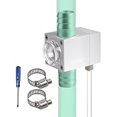 Clscea External Inline CO2 Diffuser Atomizer Aluminum Alloy for Planted Aquarium 16 mm
