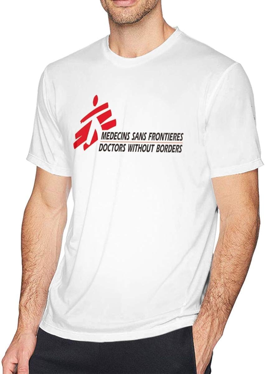 Doctors Without Borders ONeck Cool Dry Short Sleeve Cotton Tee Shirts