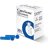 CareSens Sterile Single Use Ultra Thin 30G Universal Designed Lancets (100 Counts) for Minimizing Skin Discomfort and Pain