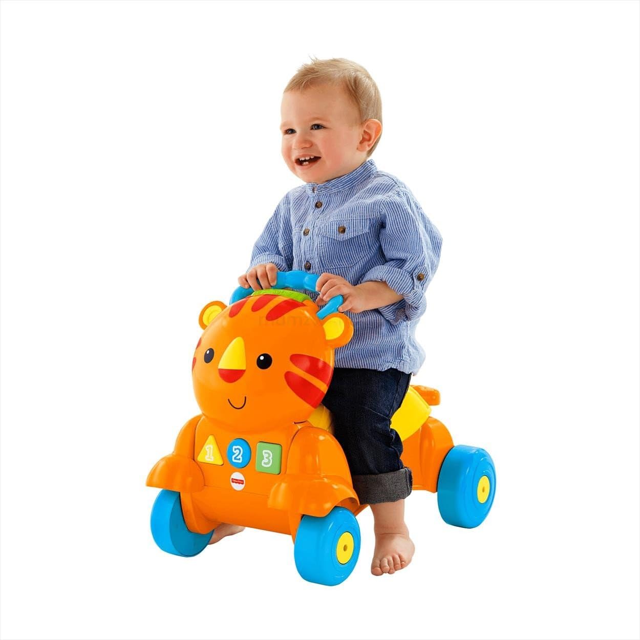 fisher price stride to ride learning tiger