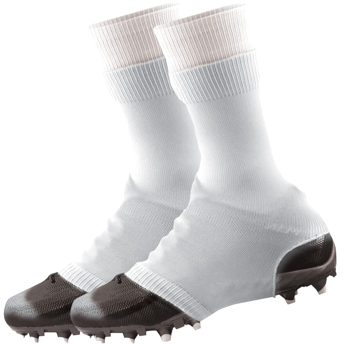 TCK Football Spat Cleat Covers (White, X-Large) in Oman Whizz