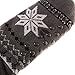 DoSmart Men's Winter Thermal Fleece Lining Knit Slipper Socks Soft Warm Cozy Fuzzy Fluffy Christmas Non Slip Socks (Dark Grey)