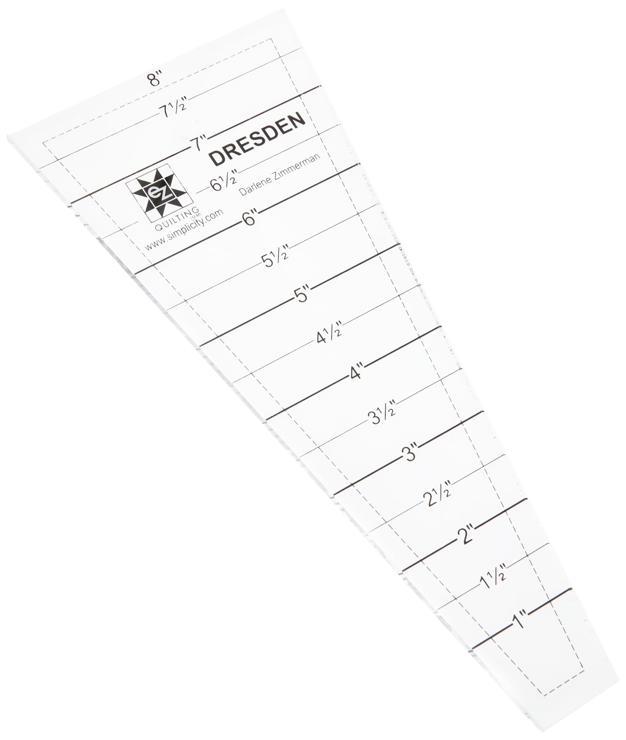 EZ Quilting Dresden Acrylic Template