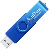 SunData 32GB USB 2.0 Memory Stick 3 Pack Swivel Design Blue Green Red view 4