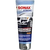Sonax (210141) Plastic Restorer Gel - 8.45 fl. oz. | Exterior plastic care with long-term effect &mdash; seals, maintains and preserves e. g. bumpers and moulding.