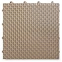 DuraGrid DT48BEIG Outdoor Modular Interlocking Multi-Use Deck Tile, 40 Pack, Beige