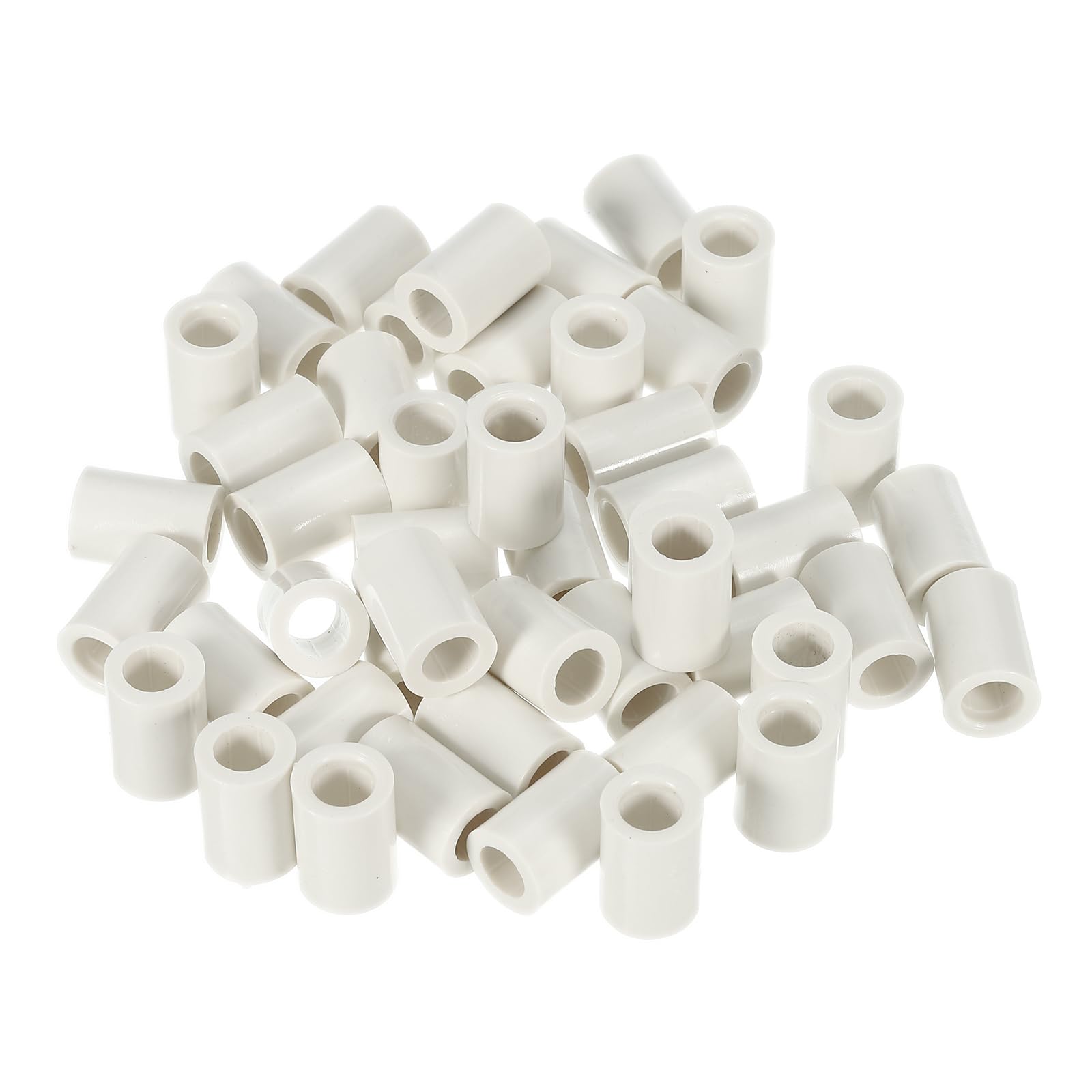 PATIKIL 13x19mm Pool Cue Ferrules, 40 Pack Billiard Cue Ferrules Slip on Snooker Pool Stick Tips Replacement Accessories, White