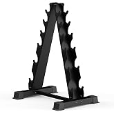 JDGG 5/6 Tier A-Frame Dumbbell Rack Stand Only, 300/480LBS Weight Capacity