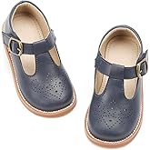 Otter MOMO Toddler Little Girls Oxford Shoes Mary Jane Flat T-Strap School Uniform Party Dress Shoes