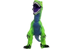 WONDERY KIDS Wow in The World Soft Jumbo Velociraptor | Kids Play Dinosaur | Learning Through Play | Includes Dinosaur Toy and Fun Fact Card