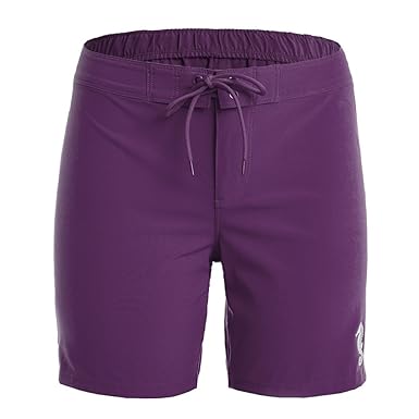 ALove Damen Streetwear-Shorts / Boardshorts Mit Chic Schnürung Design Schwarz