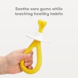 Frida Baby Training Toothbrush 6-18 Months Soft Triple-Angle Bristles Easy-Grip view 2