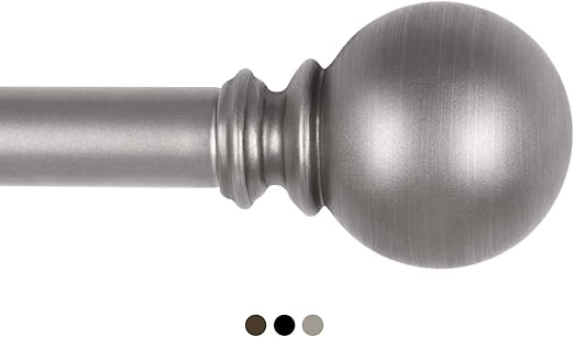 Amazon Com Kamanina 1 Inch Curtain Rod 36 72 Inches Round