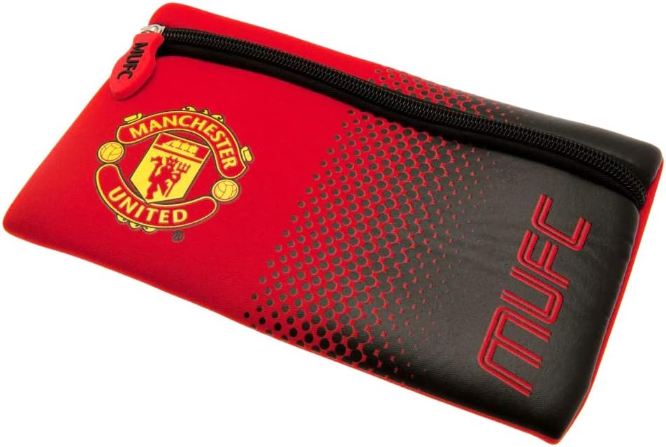 Manchester United F.C. Fade Design Flat Pencil Case, Red, 21cm X 12cm - Image 3
