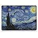 iCasso Macbook Air 13 Inch Case Rubber Coated Glossy Hard Shell Plastic Protective Cover For Apple Laptop Macbook Air 13 Inch Model A1369/A1466 (Starry Night)