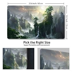 Durable MTG Playmat TCG Playmat with Zone and