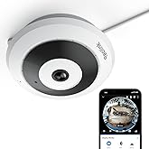 REOLINK WiFi Security Fisheye Camera, 2K+ 6MP 360° Panorama, 2.4/5GHz WiFi Indoor Wireless Security Camera, Person Motion Det