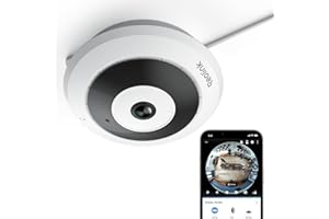 REOLINK WiFi Security Fisheye Camera, 2K+ 6MP 360° Panorama, 2.4/5GHz WiFi Indoor Wireless Security Camera, Person Motion Det