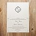 Wishmade Gold Heart Laser Cut Wedding Invitations Cards Kits 50 Pieces Elegant Floral Paper Invites for Marriage Cardstock Engagement Birthday Bridal Shower(Set of 50pcs)