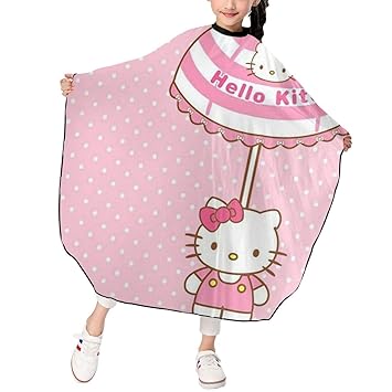 Amazon Com Hello Kitty With Umbrella Salon Cape Kids Haircut