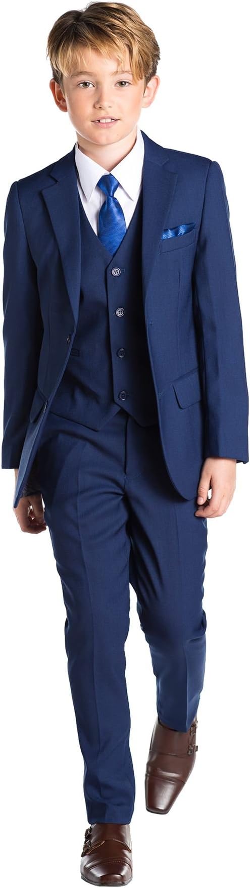 Paisley of London, Boys Blue Suit, Prom Suits, Page Boy Suits, 12-18 Months - 14 Years