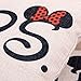 Esunshine Cotton Blend Linen Square Throw Pillow Cover Decorative Cushion Case Pillow Case 18 X 18 Inches / 45 X 45 cm, Disney (Mickey & Minnie)