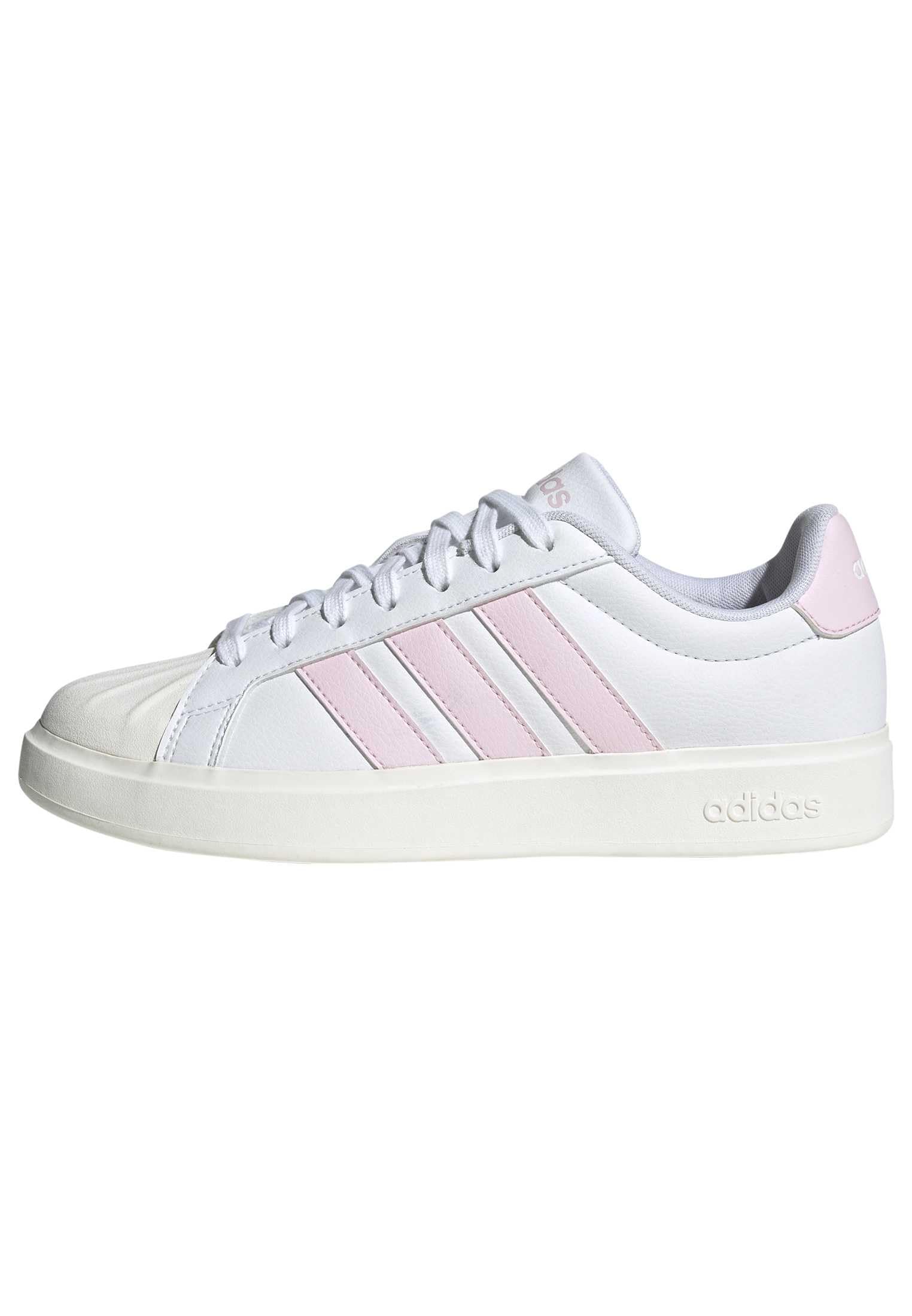adidas Women’s Streetalk, White/Clear Pink/White, 6