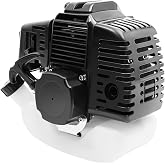 JAYGOVAN 49CC 2 Stroke Gas Engine Motor Kit Single Cylinder Pull Rope Start | For Pocket Bikes, Scooters, Mini Buggies, Go Karts 7000RPM Gas Engine Motor with Fuel Tank (Chain Not Included)