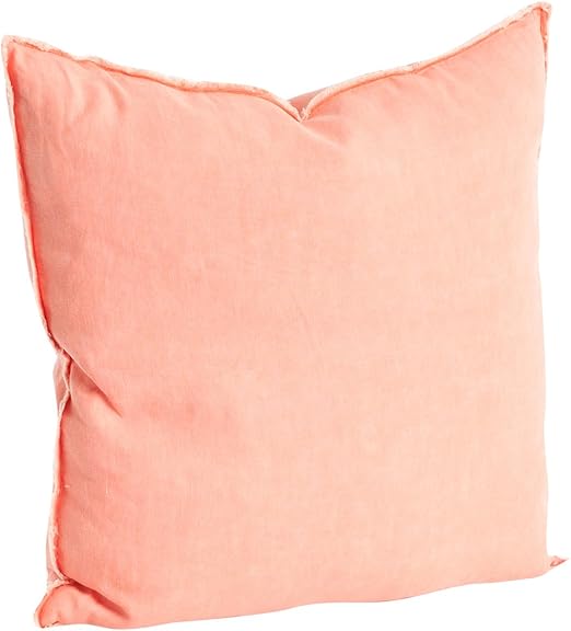 coral colored pillows