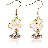 SEIRAA Fairytale Movie Inspired Teapot Dangle Earrings Fairytale Earrings for Her