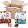 ZuPreem Bundle FruitBlend Flavor Pellets & Sensible Seed for Medium Birds, 2 lb (Pack of 2) - Essential Nutrition & Enriching Variety