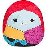 Squishmallows Original 8-Inch Sally - Nightmare Before Christmas - Official Jazwares Halloween Plush - Collectible Soft & Squishy Stuffed Animal Toy - Gift for Kids, Girls & Boys